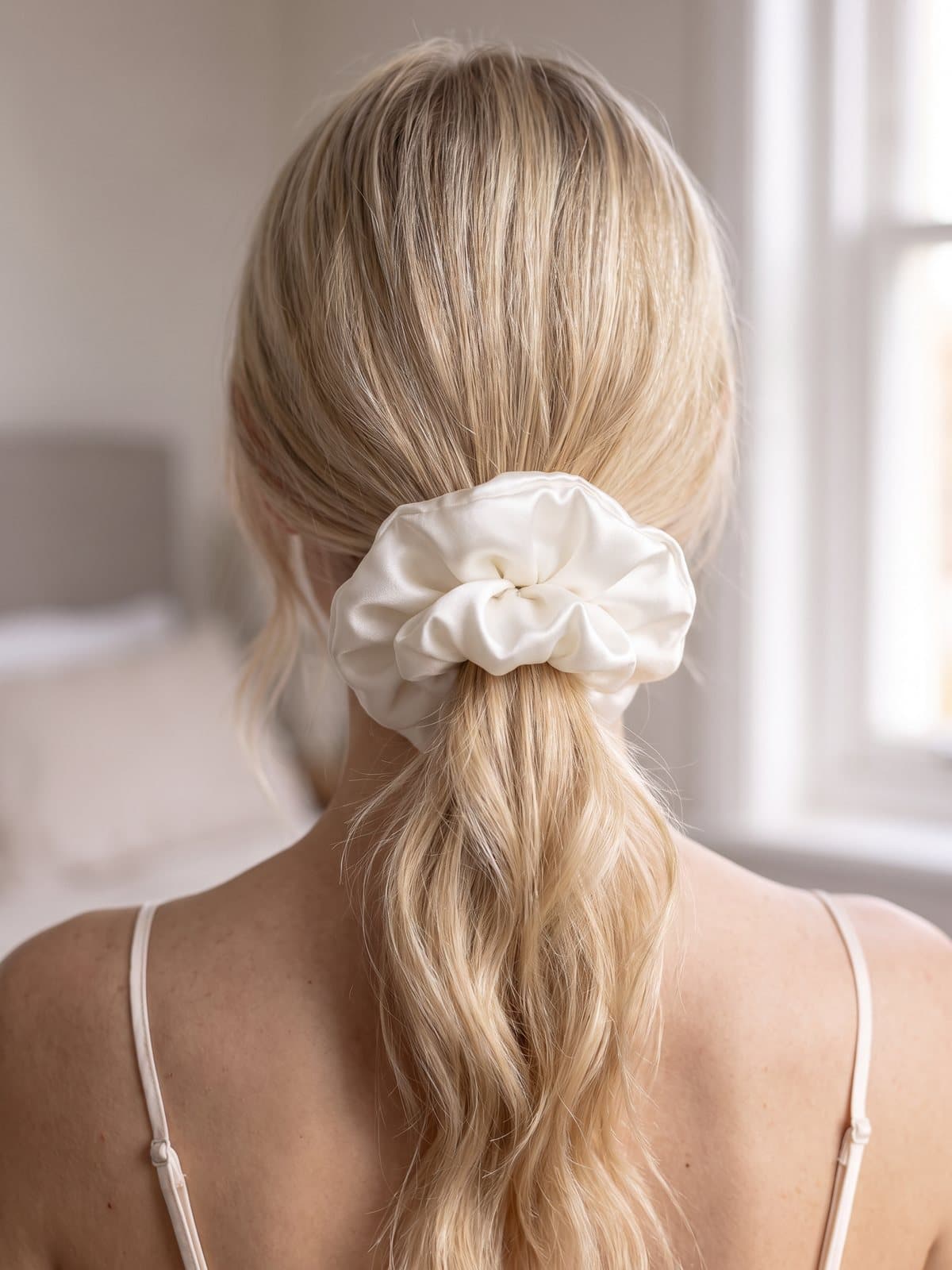 Seiden-Scrunchies · 3er-Set