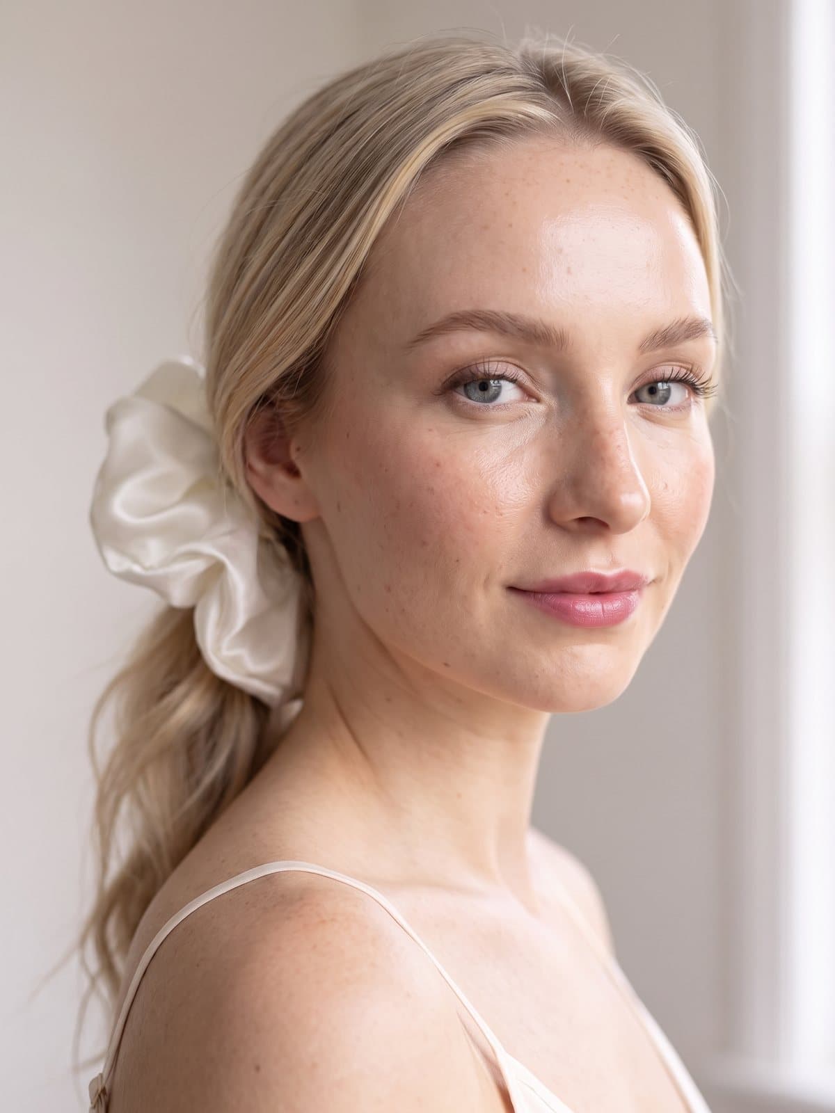Seiden-Scrunchies · 3er-Set